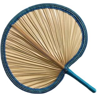 极速竹编草编棕叶扇子手编蒲扇婴儿纳凉扇老式 凉快 大S葵扇夏天季