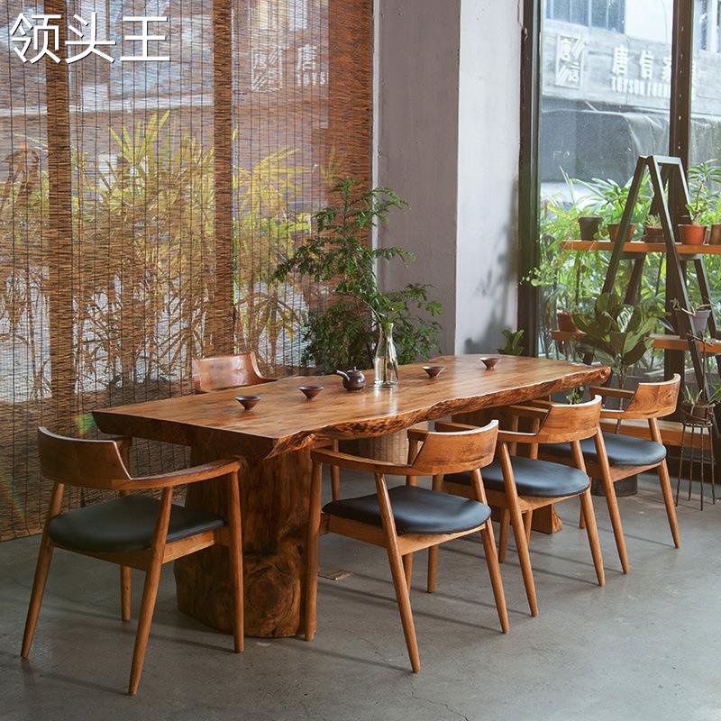 极速新中式全实木根雕泡茶桌 茶店办公室招M待茶台客厅大气茶桌椅