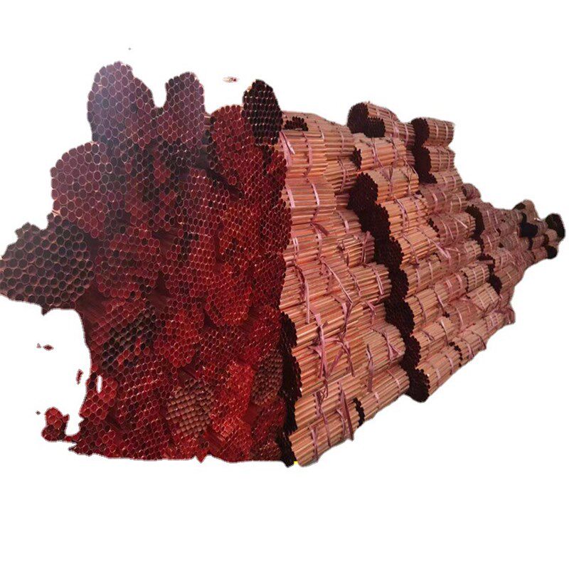 极速山东现货T2紫铜管红t铜管导热导电性强R410A空调制冷铜管