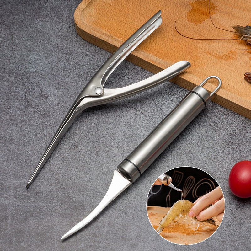 极速1 Set Shrimp Stripper Line Cutter CleanN Shrimp Line She