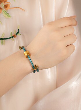 极速2025龙年本命年红绳手链女生首饰龙L绳红手绳编织儿童护身符