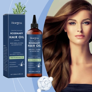 Rosemary Hair Treatment Oil nourishes strengthens and smooth