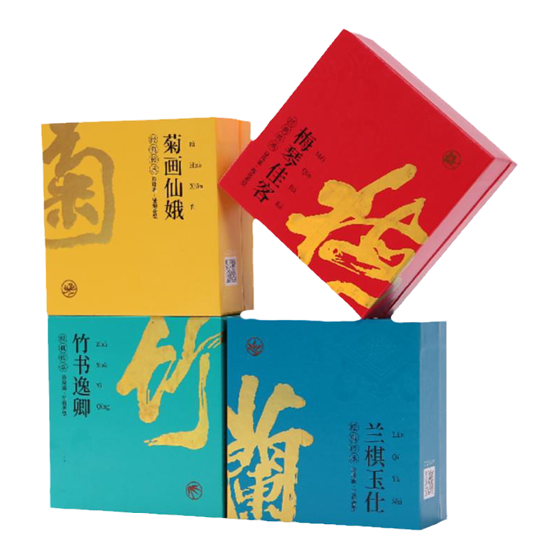 卓文后梅兰竹菊珍珠霜雏菊花香新老包装随机发货伴手礼送礼国风
