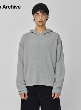 【广濑辽同款】Millo Archive25秋冬极简风连帽卫衣男百搭套头男