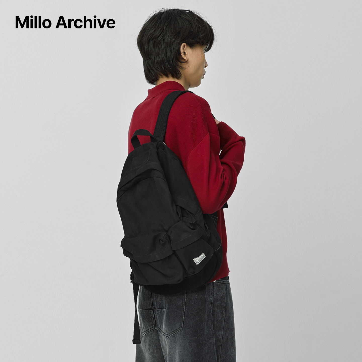 Millo Archive25秋冬多功能双肩包男女通用大容量户外简约书包