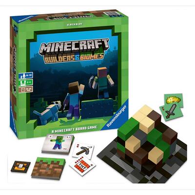 我的世界桌游周边Minecraft 首款大富翁益智休闲方块扑克牌火把灯