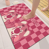 硅藻泥吸水垫卫生间浴室地垫防滑厕所门口脚垫吸水板入户门洗手间