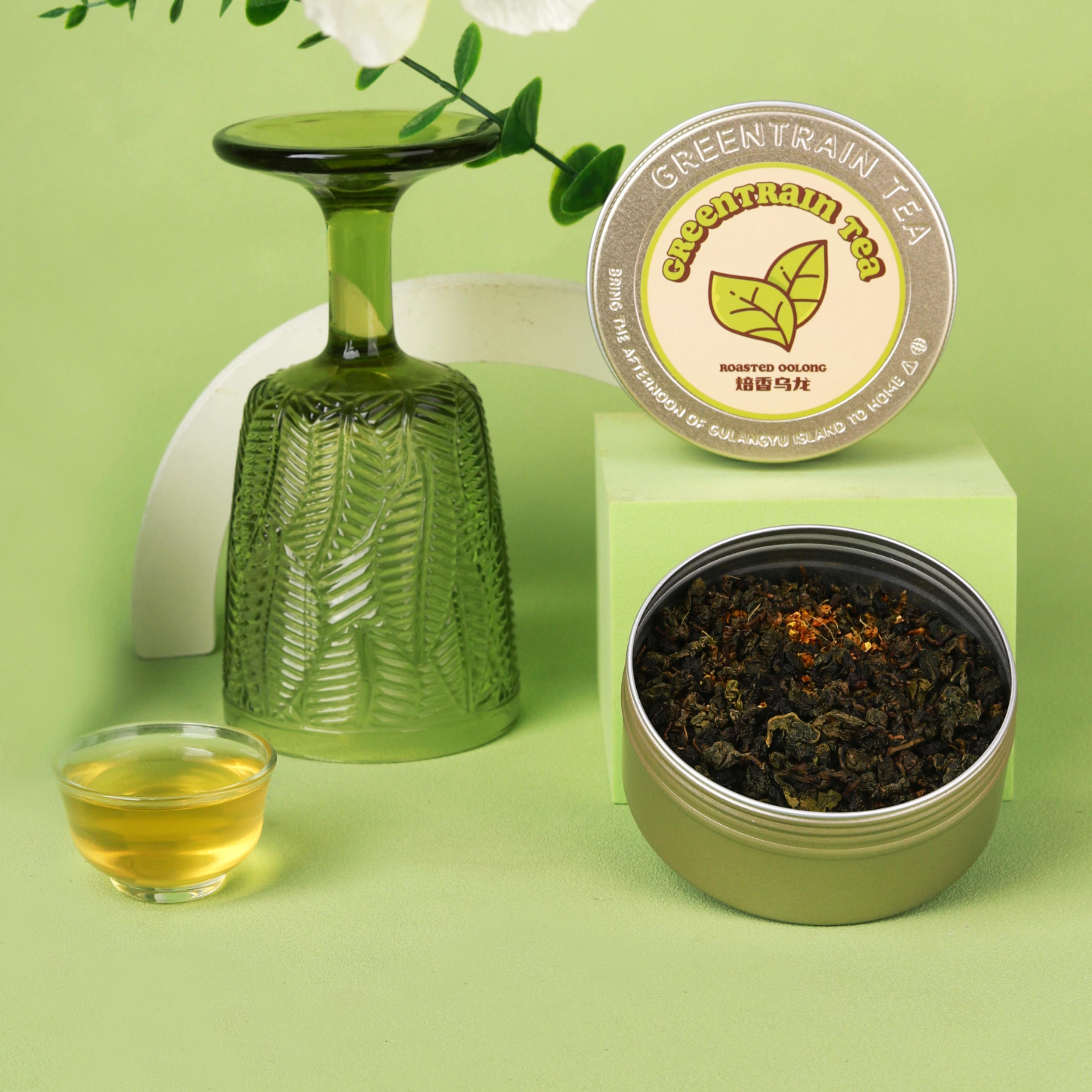 乌龙茶绿皮火车茶礼冷泡热泡