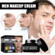 face cream makeup Men light plain acne concealer marks ski