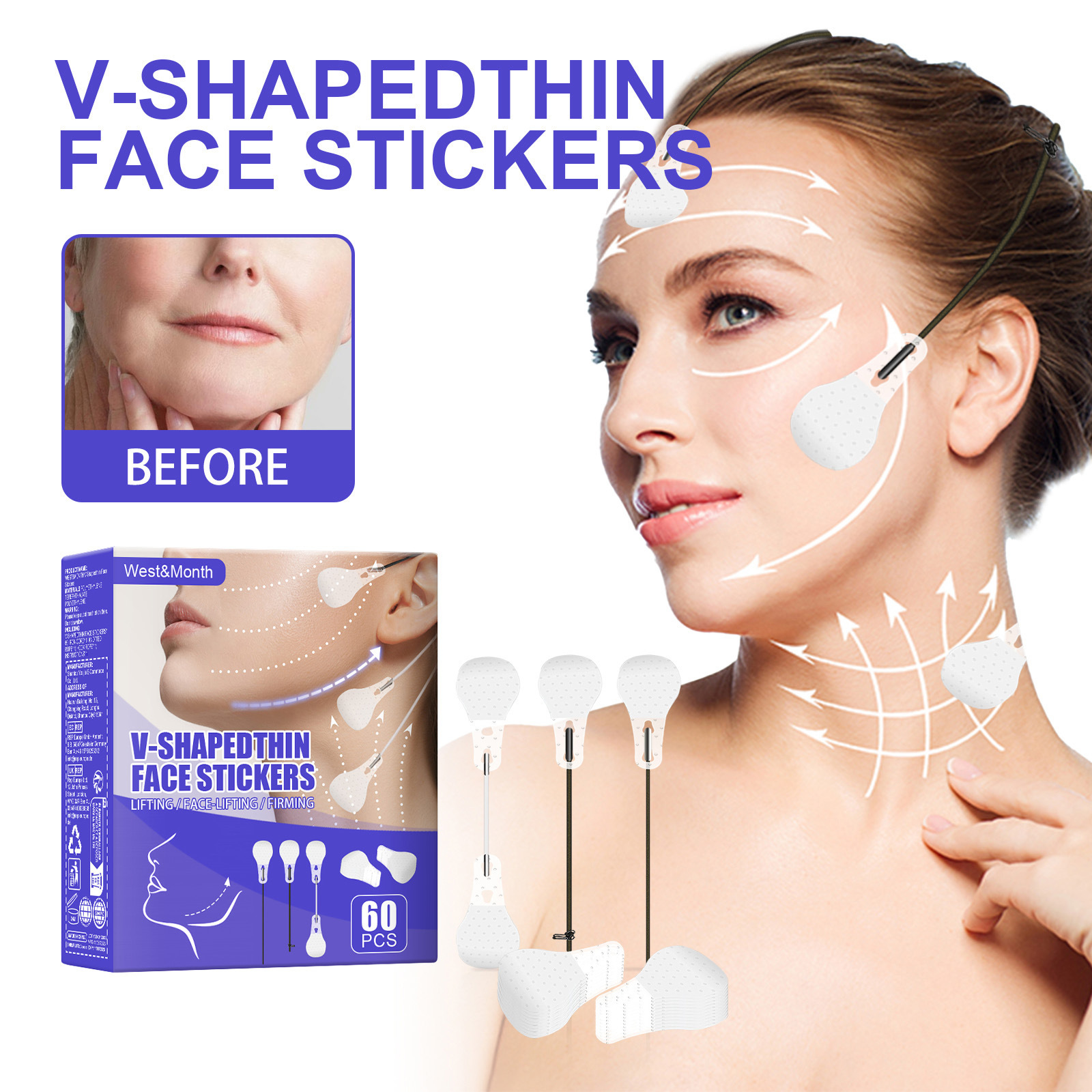 West&MonthV型面部皮肤紧致提拉
