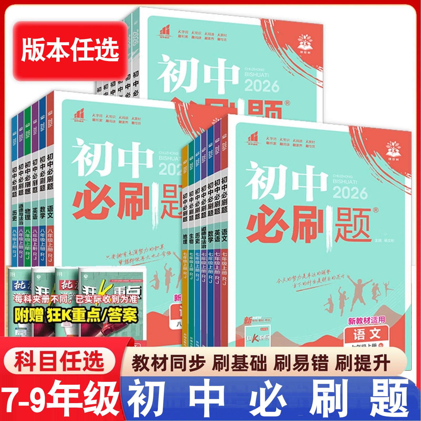 初中必刷题七八九年级上册下册