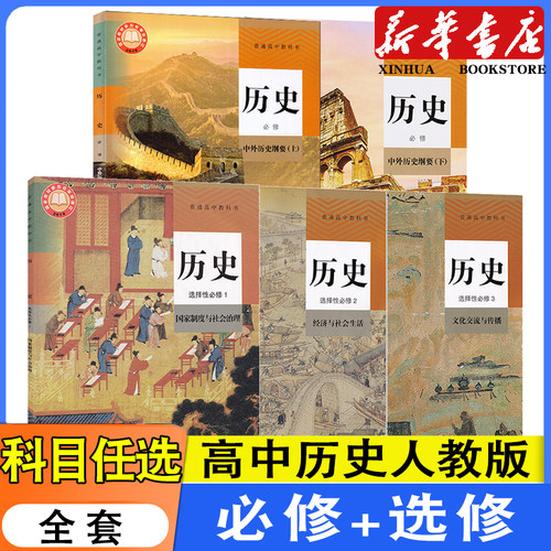 高中人教历史必修上下册选修123
