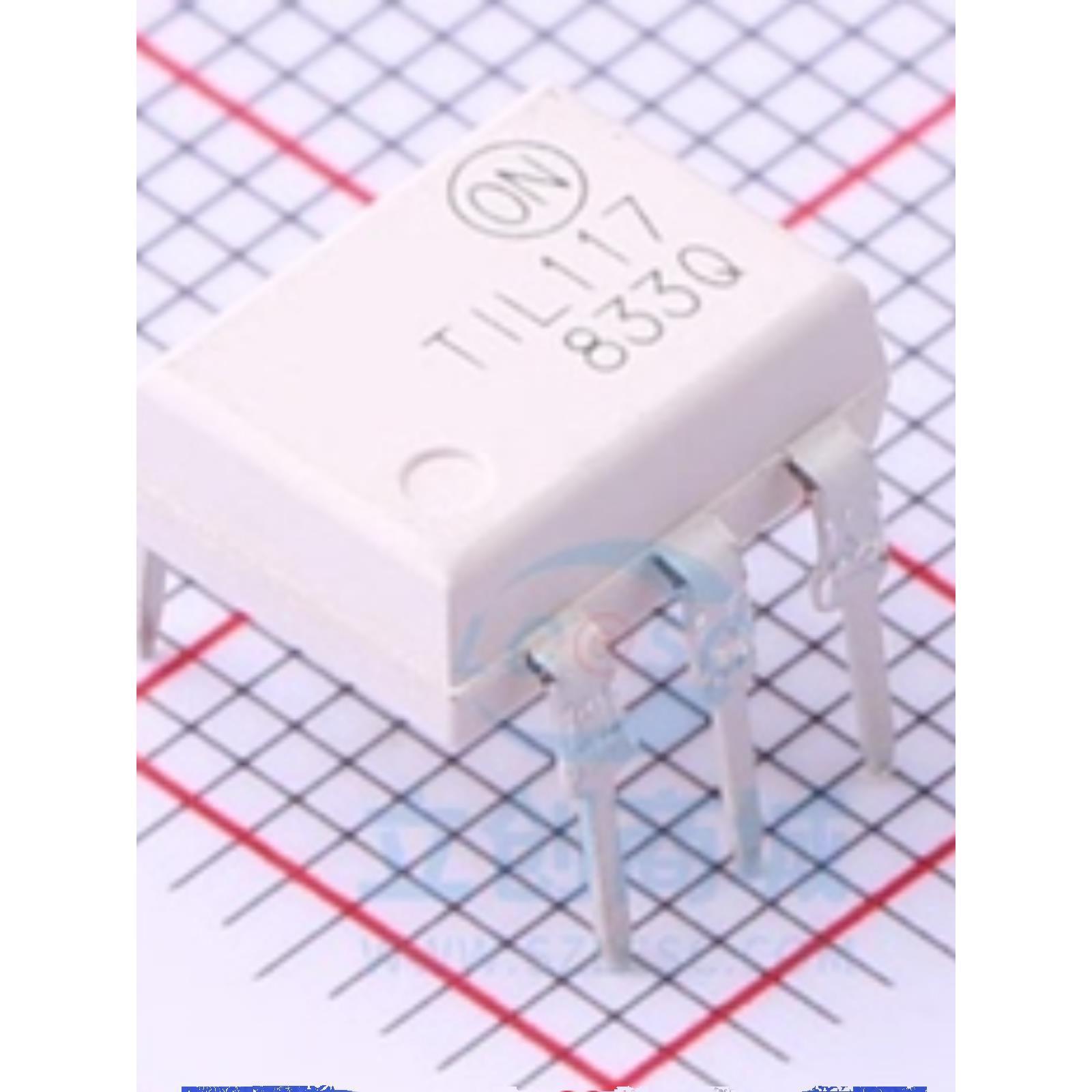 全新原装直插 TIL117 TIL117M 1通道晶体管输出光耦合器 DIP-6
