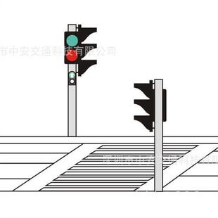 行人过街按钮控制器 行过马路按钮 人交通行人按钮