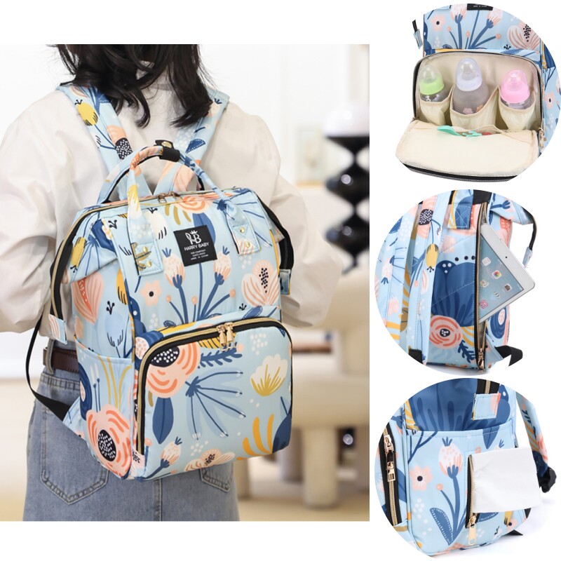 新款高级妈咪包便携大容量母婴背包多功能可爱宝妈收纳双肩包