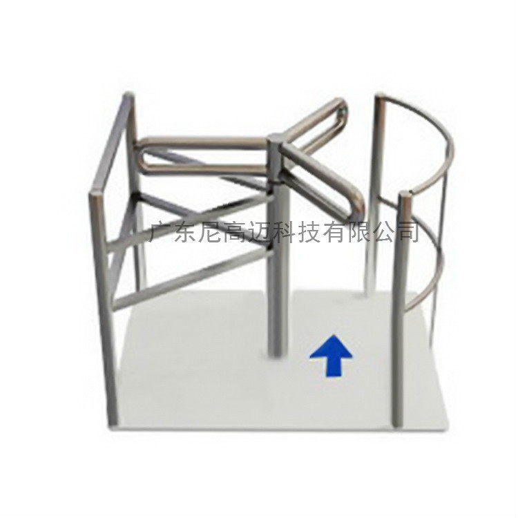 达州车站出口旋转门不锈钢转闸可移动单向门通道禁行器半高单限门