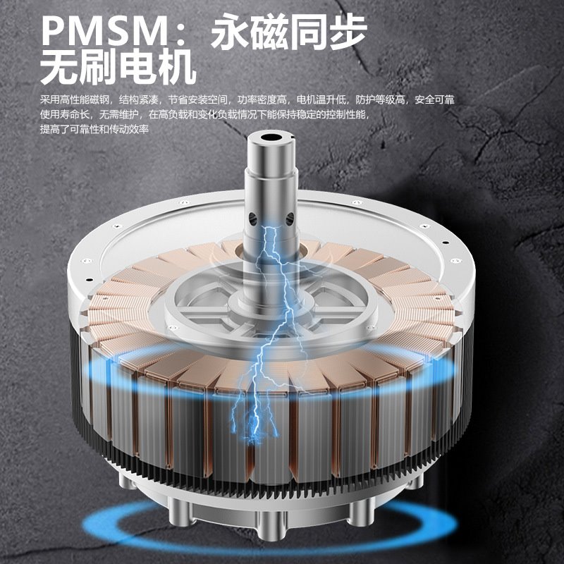 美硕风HVLS大型风扇机械五金车间工业吊扇工厂降温节能大风扇安装