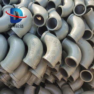 铁建湿喷机DN80*90°铸钢弯头 加厚耐磨焊接弯头 钢丝耐磨软管