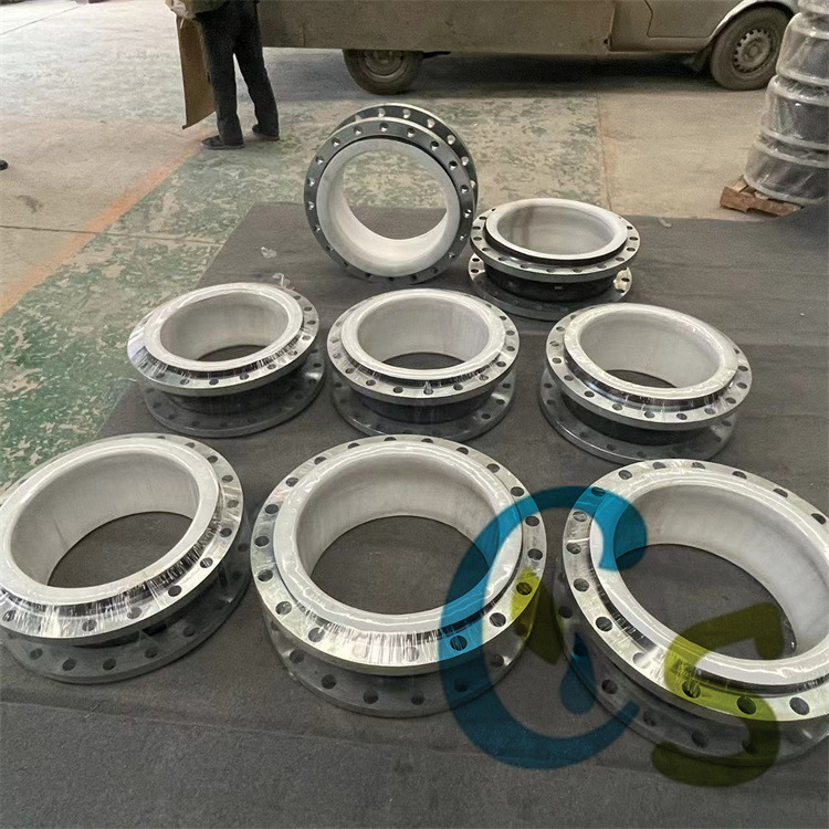 现货供应法兰式衬四氟橡胶膨胀节 EPDM橡胶软连接 DN500橡胶接头