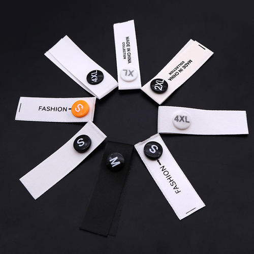 尺码扣圆形尺码标尺码粒分码按扣塑料二合扣服装分码粒尺码织唛