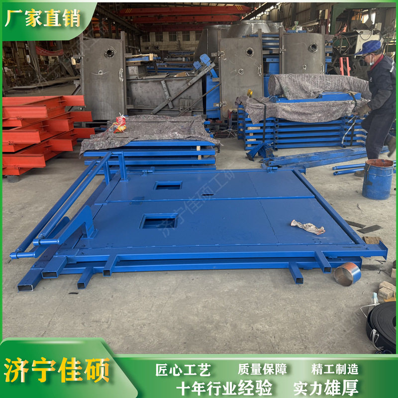 煤矿用机械式无压风门 加厚加重操作方便 1800*2000百叶窗观察
