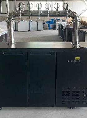 德国精工商用风水冷一体机双冷机大功率售酒冷藏精酿新款啤酒柜扎