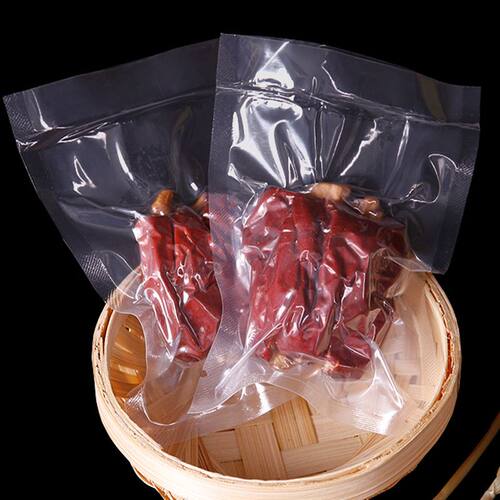 德国精工小号光面真空食品袋抽气商用大号透明塑料袋子熟食保鲜包