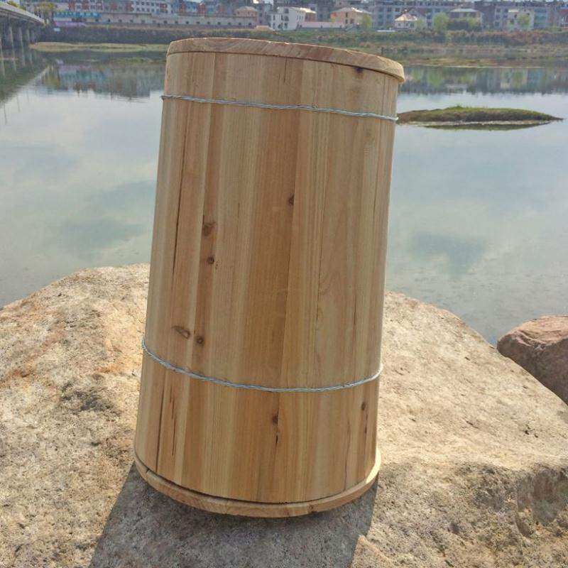 速发圆土蜂桶诱蜂老杉木蜂箱蜜蜂桶箱E野密成品全套养峯工具中峯
