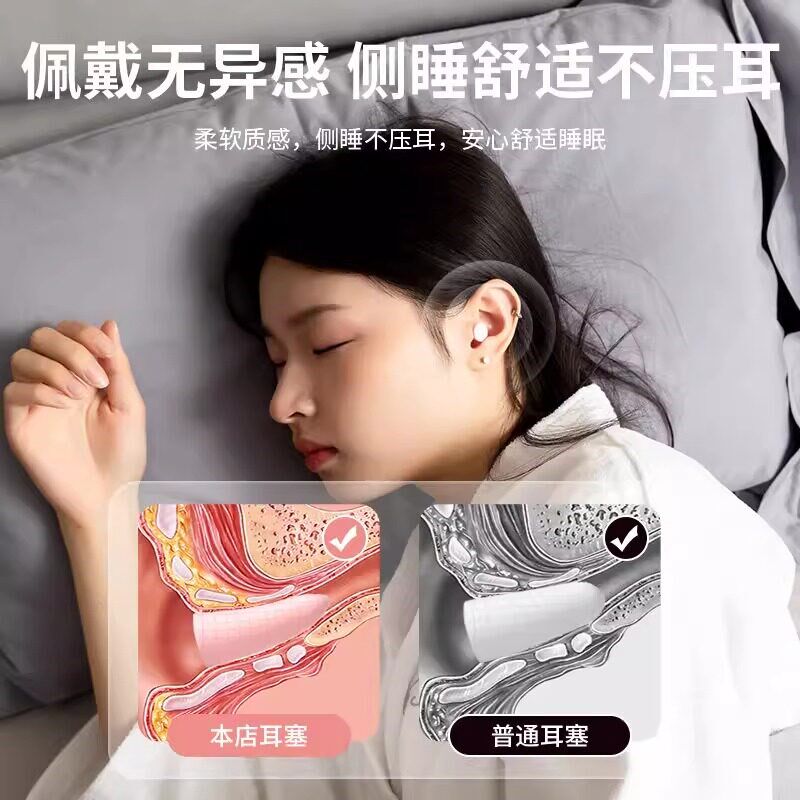 速发耳塞睡眠专用耳朵超级隔音学习晚上睡觉神器降噪声静音打呼噜