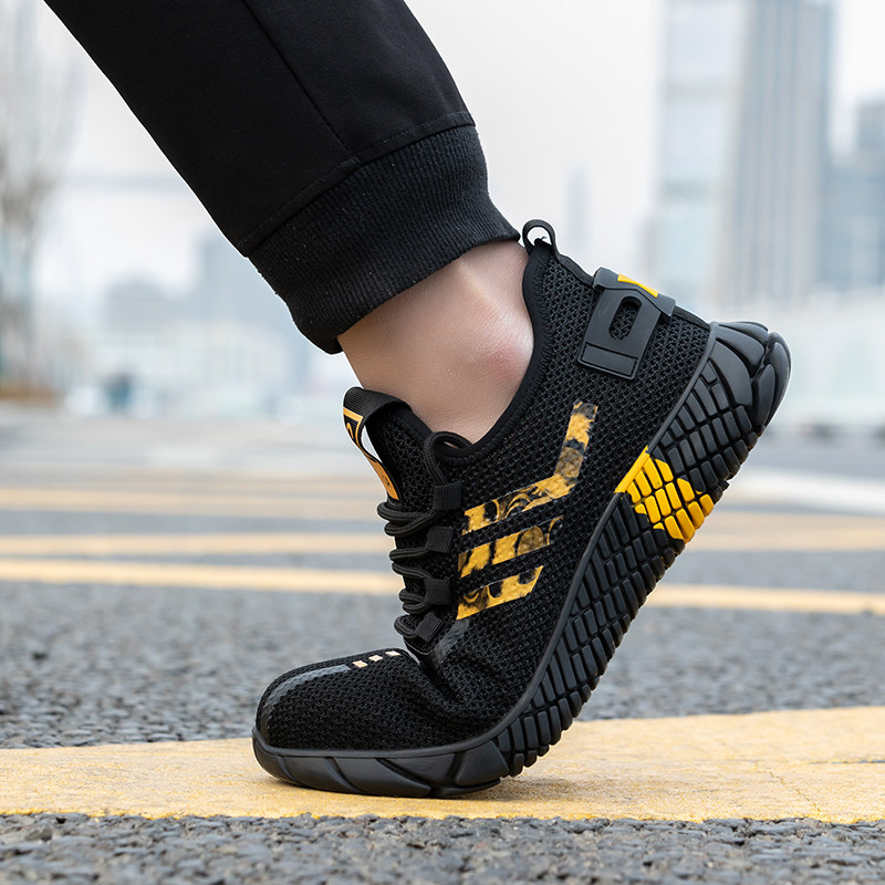 速发 Brthable  Sety Shoes Steel e  o-ip Work