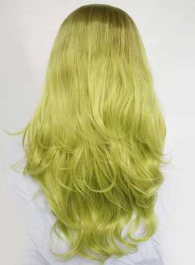速发Wig  chem fiber frot l wig hood gree gradiet cu