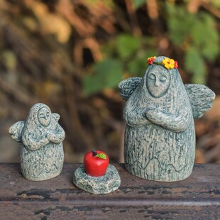 速发塞尔达海利亚神摆件海拉鲁饰像守工鱼缸造景护位装 石打工人