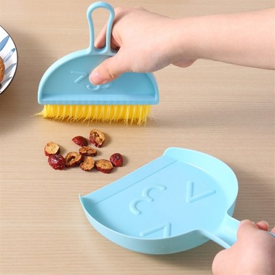 速发迷你装扫把簸箕套小桌清大扫除面洁扫帚塑料垃圾铲车载扫头发