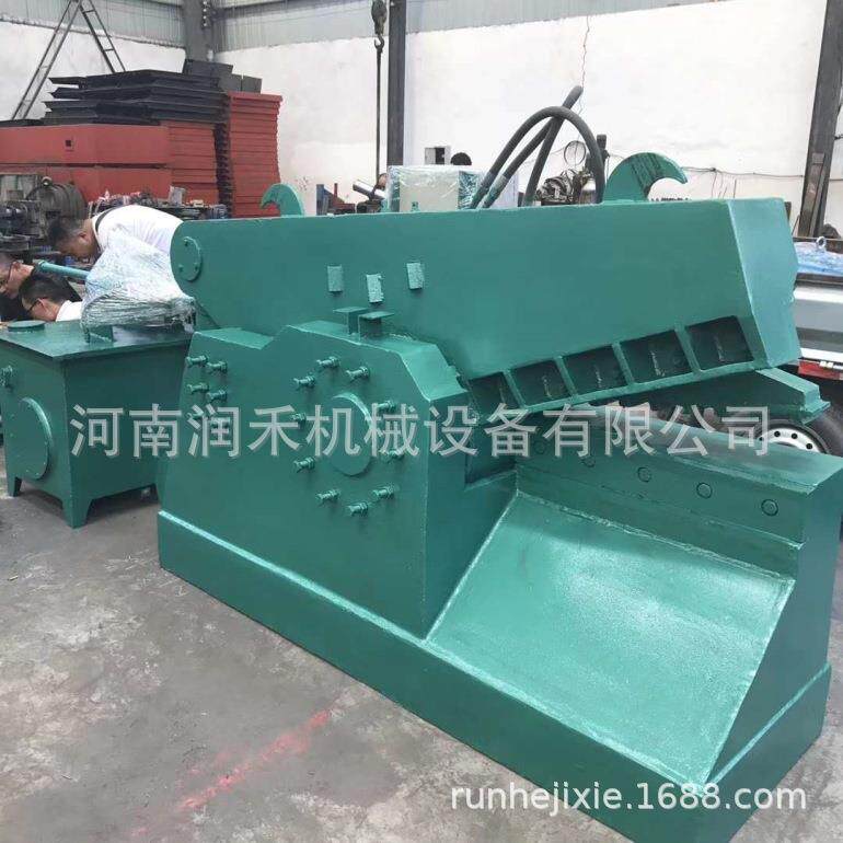 鳄鱼式金属小型液压鳄鱼剪切机机器废铁大型剪切机钢筋铝材剪断机