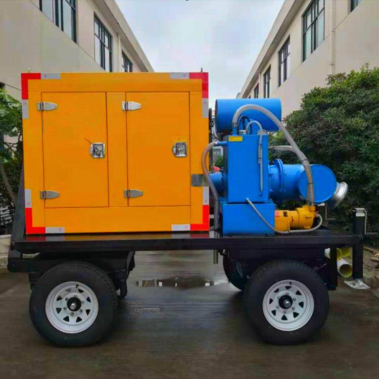 自吸式防汛排涝排污排洪清淤抢险抗旱应急移动柴油泵车