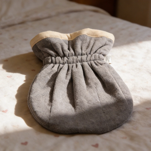 手部手术后恢复加厚骨折受伤保暖手套夹羊绒冬防寒保暖不分指手套