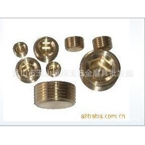 气动元件塑胶模具用铜水堵铜止付内六角无头螺丝铜喉塞PT1/8 1分