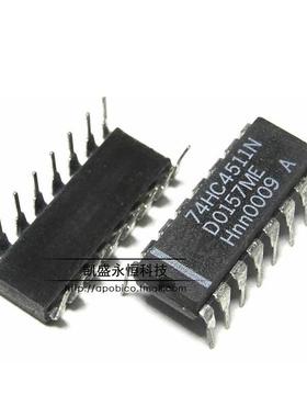 直插 TC74HC4511N 74HC4511 DIP-16 PMIC 显示器驱动器 7段