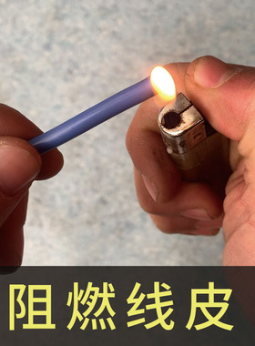 国标紫铜双芯电缆线2*0.75/2*1平方纯铜2/3芯电线pvWc汽车改装软