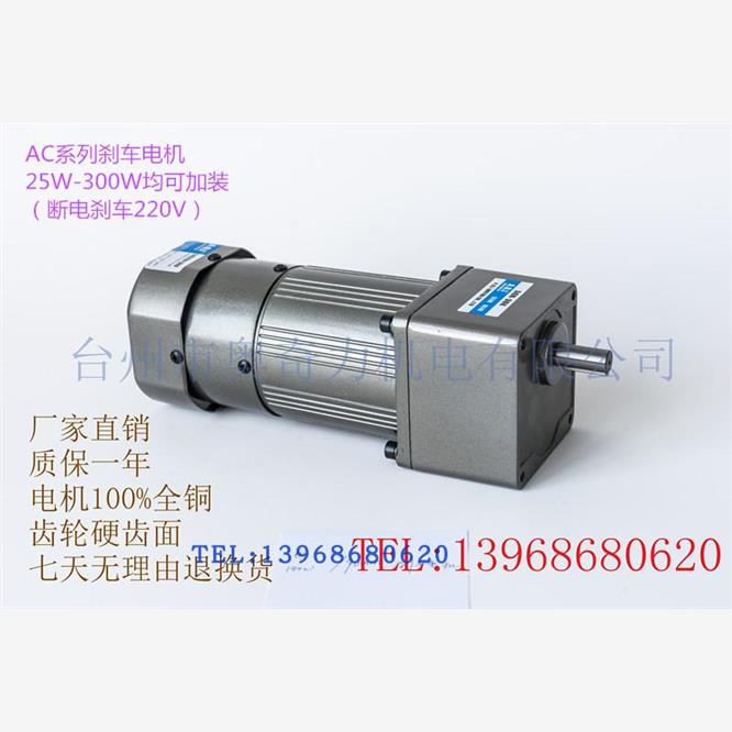 25W-3小型电磁刹车减速单