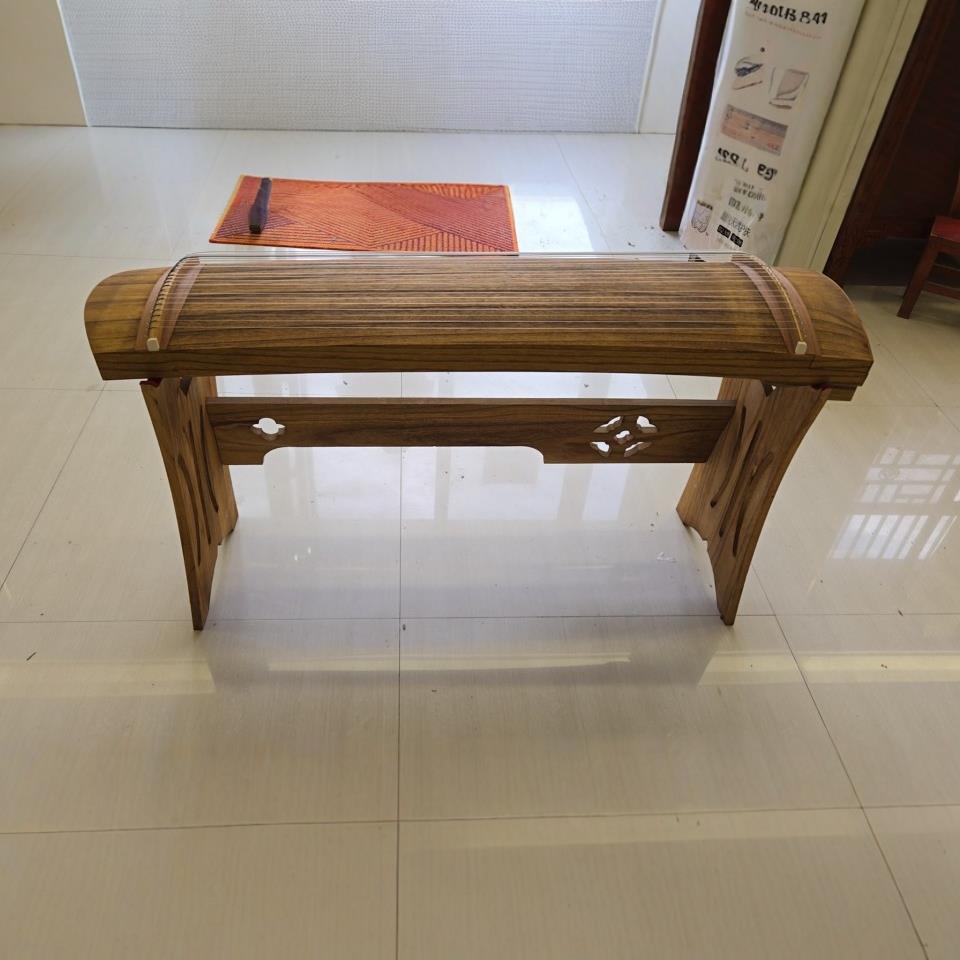 爆款实木古筝架子纯桐木琴架半筝架子便携式筝架子H型小筝大筝通