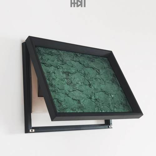 电表箱电表盒遮挡轻奢立体绒布烫金装饰画二十四节气挂画现代简约