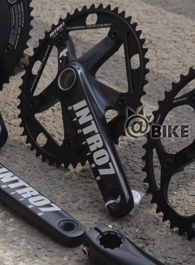 新品 INTRO7 死飞单速场地中空一体牙盘 恶K魔之眼 自行车固齿 48