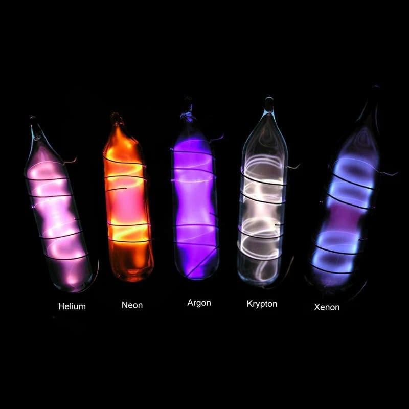 玻封稀有气体发光管n氦气氖气氩起氪气氙气氮气惰性气体发光管