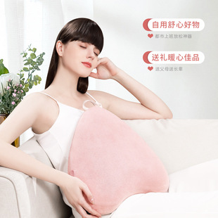 腰椎按枕多功能爱心靠枕家用全身H揉捏肩颈背按靠垫腰部按器