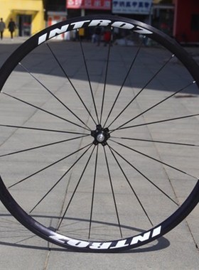 2018 Intro7星飞新型铝合金轮对实心齿O自行车开口700C野轮