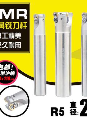 数控圆鼻铣刀杆 加硬白色R520圆杆 EMR C20-R520-150-200L-2T