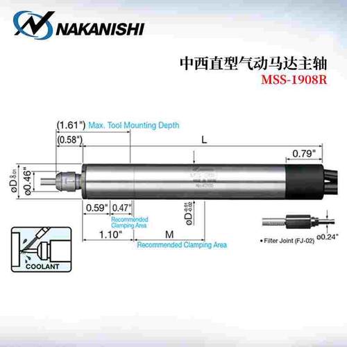 日本NSK中西NAKANISHI高马达主轴MSS-1902R 1908R 1930R 2002R/A