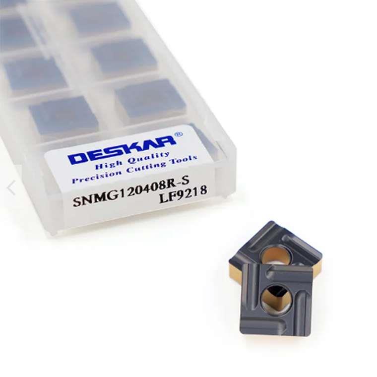 DESKAR戴斯卡外圆车刀片SNMG120408-TM LF9218调制件08R-S正反刀