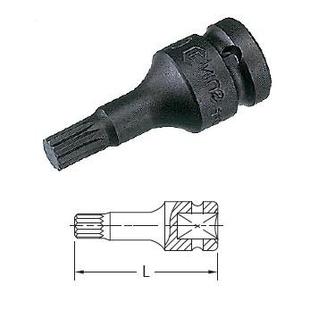 加长气动梅花12角旋具套筒M05 12.5 M06 M08 M12 天赋进口1 M10